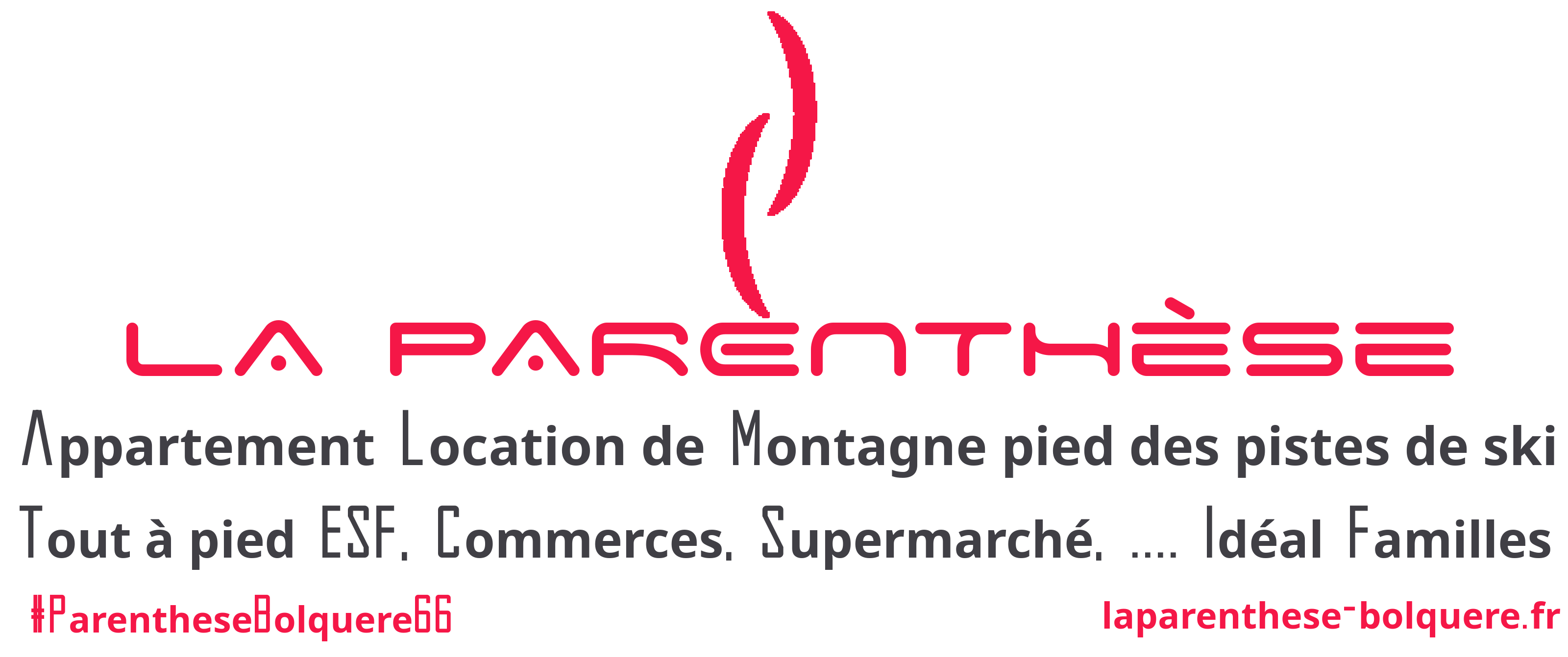 logo La Parentheseà Bolquere au pied des pistes de ski